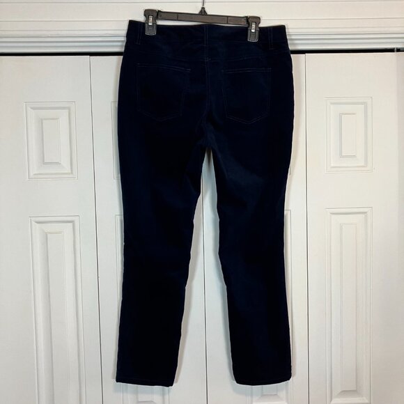 Talbots Navy Velvet Jeans Size 10P Curvy - Picture 4 of 4